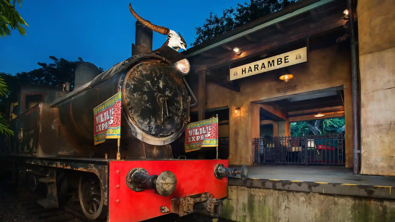 Wildlife Express Train at the station