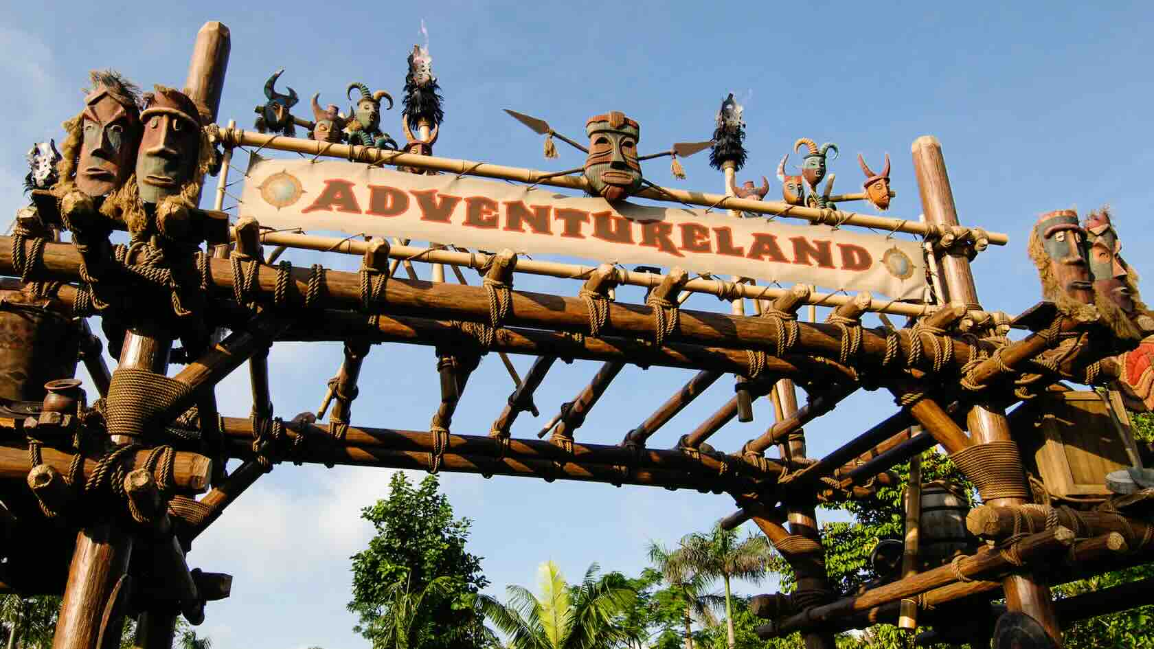 Adventureland sign at Magic Kingdom