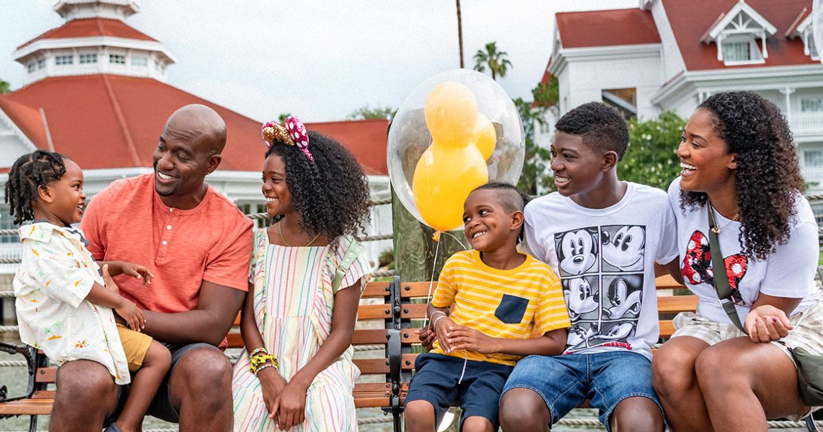 Family at Disney World