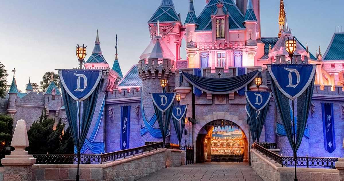 Disneyland Castle in California